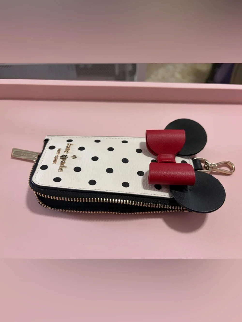 kate spade Polka Dot Minnie Ear Wallet - Picture 4 of 6